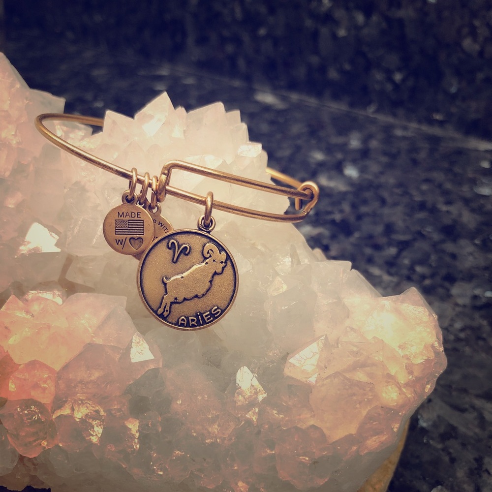 Alex and Ani charm bracelet “Aries”